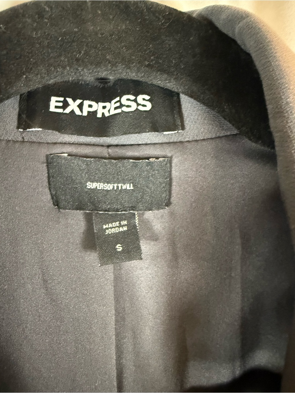 Express Women's Double-Breasted Blazer in Gray with Decorative Buttons size: S - Picture 6 of 14